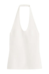 Compact knit halter top optic — packshot