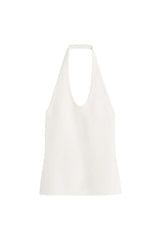 Compact knit halter top optic — packshot