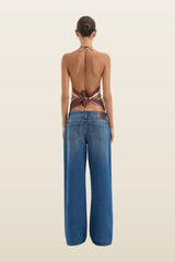 Cooper Scarf Top — model back