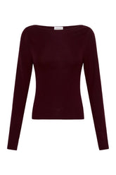 Coraline Long Sleeve Sheer Top — packshot