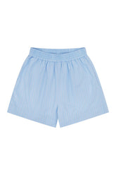 Crease Resistant Cotton Poplin High Waist Shorts — packshot