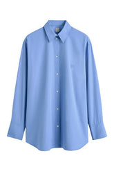 Cotton summer shirt cornflower — packshot