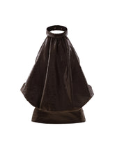 Bubble Top In Brown Croc