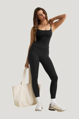 DayFlex Scoop Back Vest - Shadow — model front
