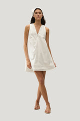 Dion Mini Dress Fiore Lace — model front