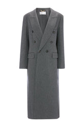 Overcoat In Grey Melange — packshot