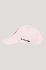 Eden Crest Hat - Pink Dolphin/Navy — model side