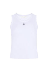 Ribbed Emblem Vest Top — packshot