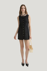 Emma Button Down Dress — model front