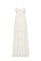 Etta Maxi Dress Bianca Broderie — packshot