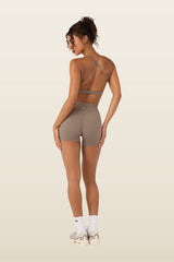 Fade Invisible Scrunch Shorts — model back