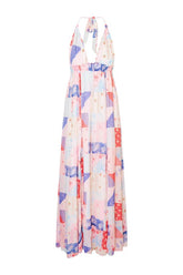 Fancy Patchwork Halter Maxi Dress — packshot