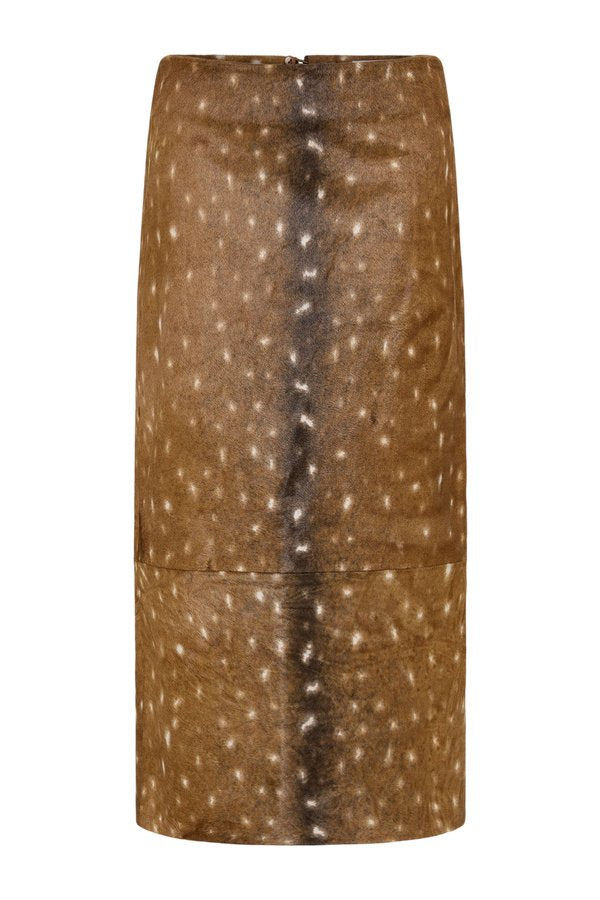 Fawn Pencil Skirt - Almond — packshot