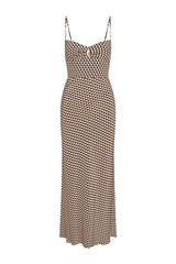 Fererra Dress - Husk Geo Silk — packshot