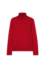 Fine-knit wool cashmere turtleneck — packshot