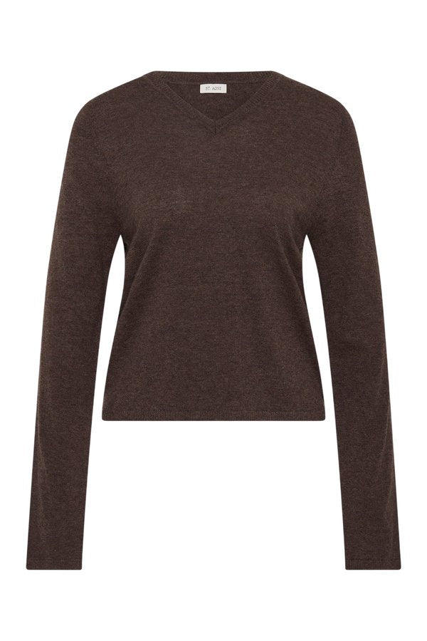 Fine Merino V Neck Sweater — packshot