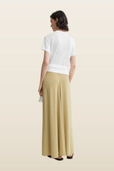 Flared jersey skirt chai — carry 4