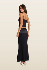 Florie Maxi Skirt — model back
