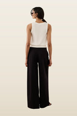 Fold-Over Waist Trouser — model back