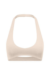 Form Halter Crop | Fawn — packshot