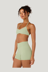 Form Micro Crop | Soft Matcha — model side