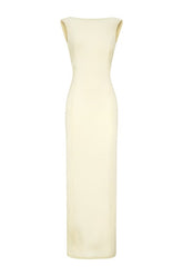 Galilea Crepe Draped Maxi Dress — packshot