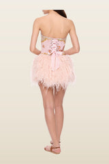 Gemini Corset — model back