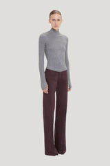 Georgia Jumper In Grey Marl — model front