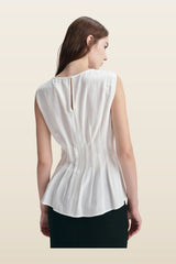 Giulietta Pintuck Top — model back