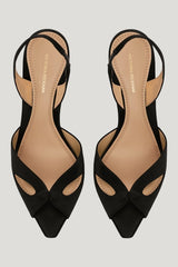 Harlow Mask Halter Back 100 — model side