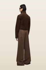 Hunter Suede Jacket — model back