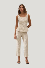Iria Top Lola Polka Dot — model front