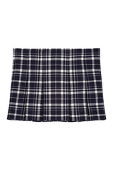 Ivana Pleated Mini Skirt Checked — packshot