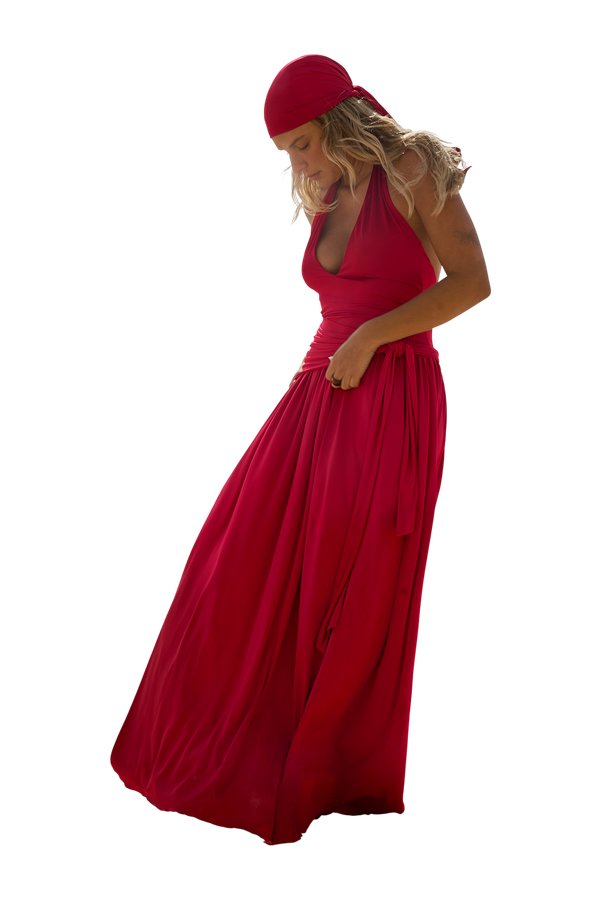 Jersey Open Back Maxi Dress — packshot