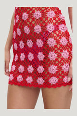 Julie Crochet Coverup - Crochet — model side
