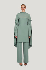 Kahlaa Top - Jade — model front