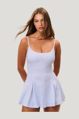 Keelyn Tennis Print Active Dress — model front