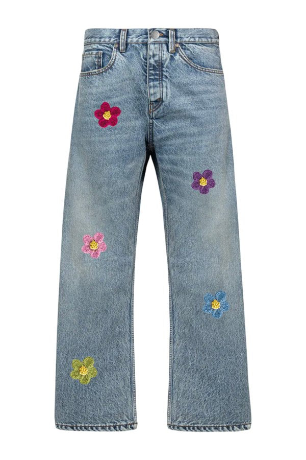 Knit Flower Jeans — packshot