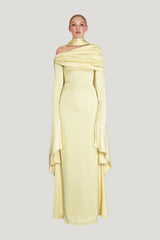 Kyra Dress - Butter — model front
