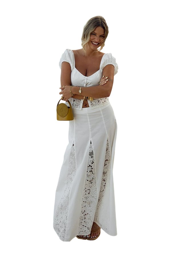 Lace Detail Maxi Skirt — packshot