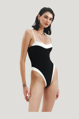 Late Checkout Swimsuit — model front
