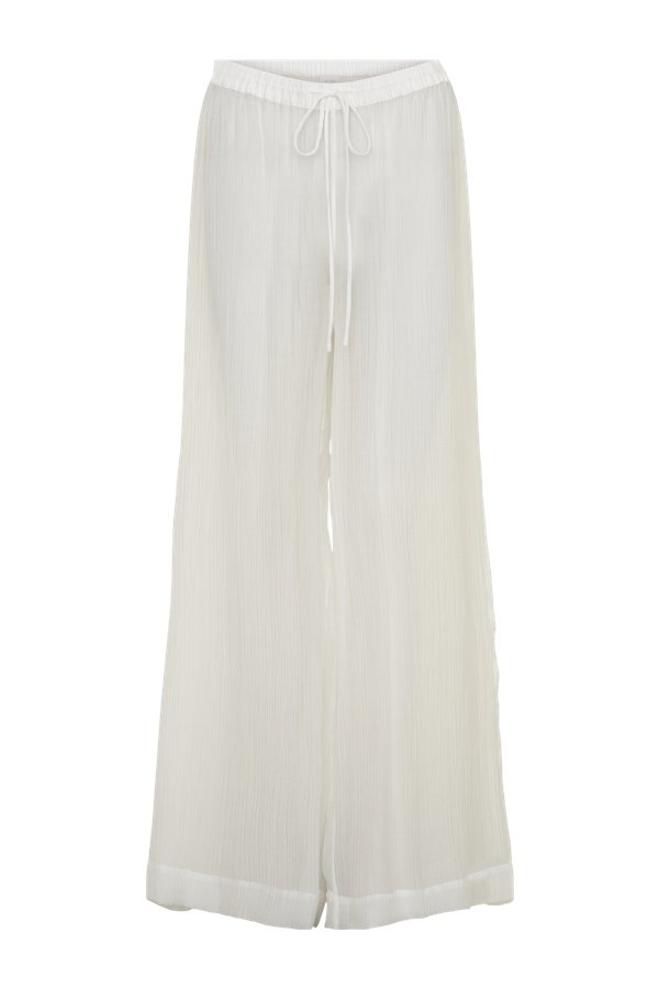 Leilani Sheer Drawstring Wide Leg Pants — packshot