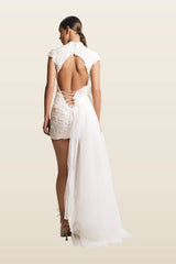 Like a Virgin dress in Innocent — model back