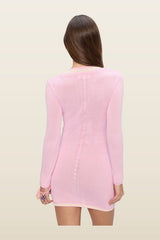 Logan Knit Mini Dress — model back