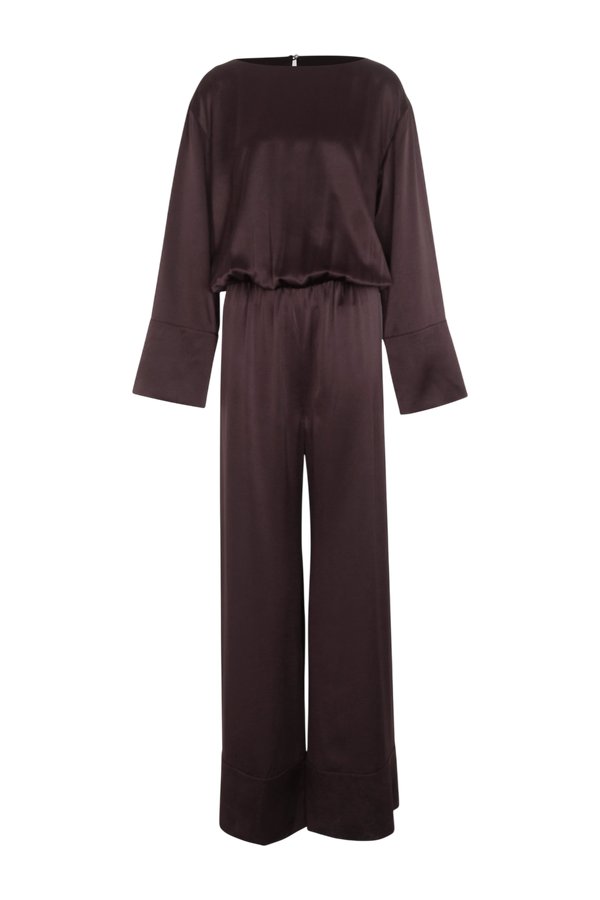 Long Sleeve Silk Jumpsuit — packshot