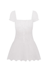 Lucien Cotton Embroidered Mini Dress — packshot