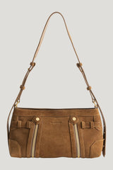 Madison Mini Suede Bag - One size — model front