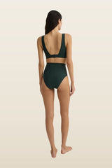 Lya Bikini Top - Forest (Sculpteur®) — model back