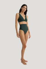 Lya Bikini Top - Forest (Sculpteur®) — model side
