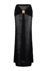 Mania Crochet Maxi Skirt With Hardware — packshot